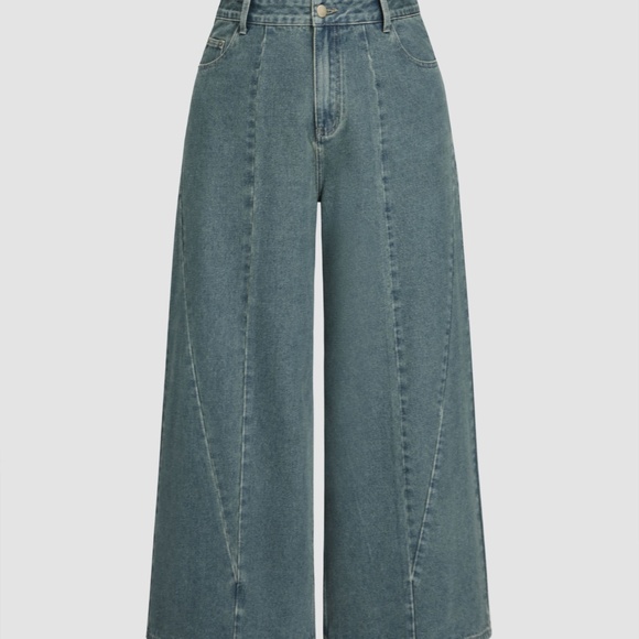 NEW! PLUS SIZE! Cider Jeans Wide Leg Size 1X NWT - Picture 2 of 9